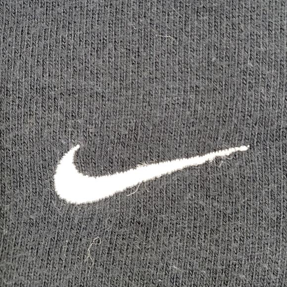 NIKE Sweatshirt 2XL 27x27 Small-Swoosh Logo Baggy Boxy Crop - Picture 14 of 15